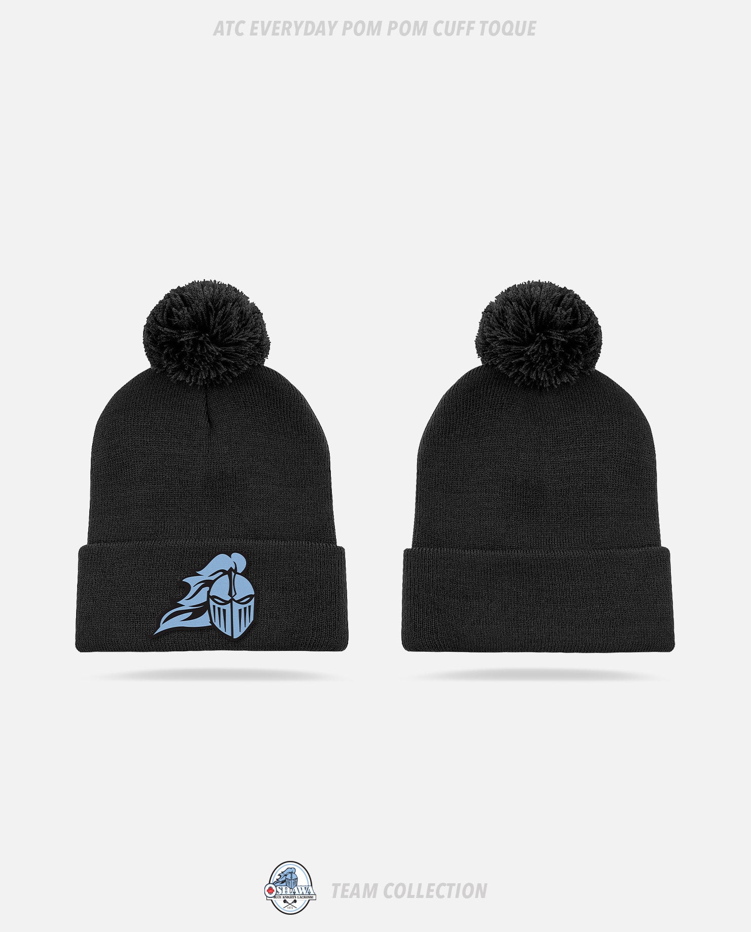 Oshawa Blue Knights ATC Everyday Pom Pom Cuff Toque - Oshawa Blue Knights Team Collection