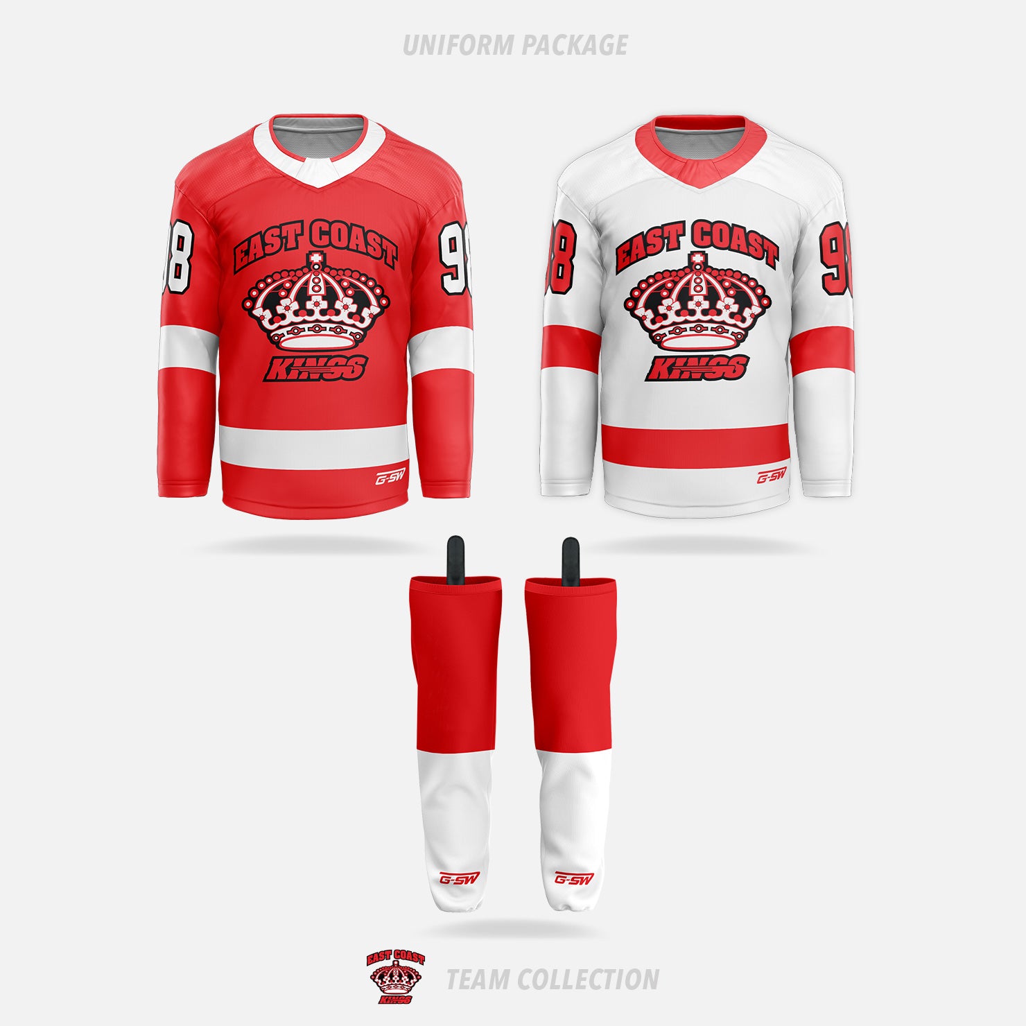 East Coast Kings Hockey Uniform Package
