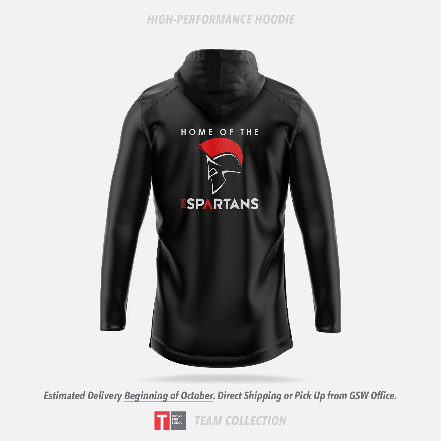 Toronto Prep School High-Performance Hoodie (Zip Up)