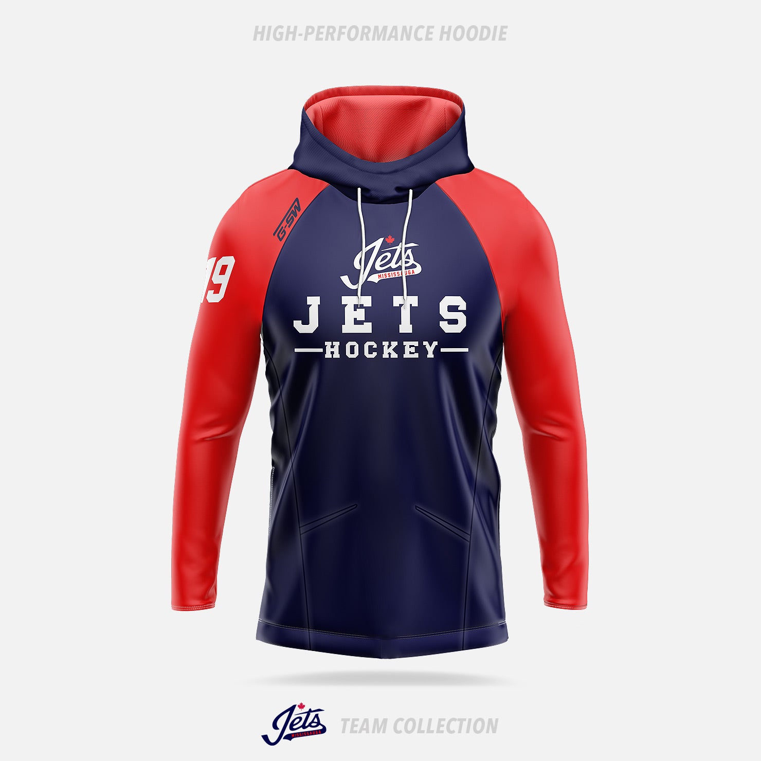 Mississauga Jets High-Performance Hoodie (Pullover)