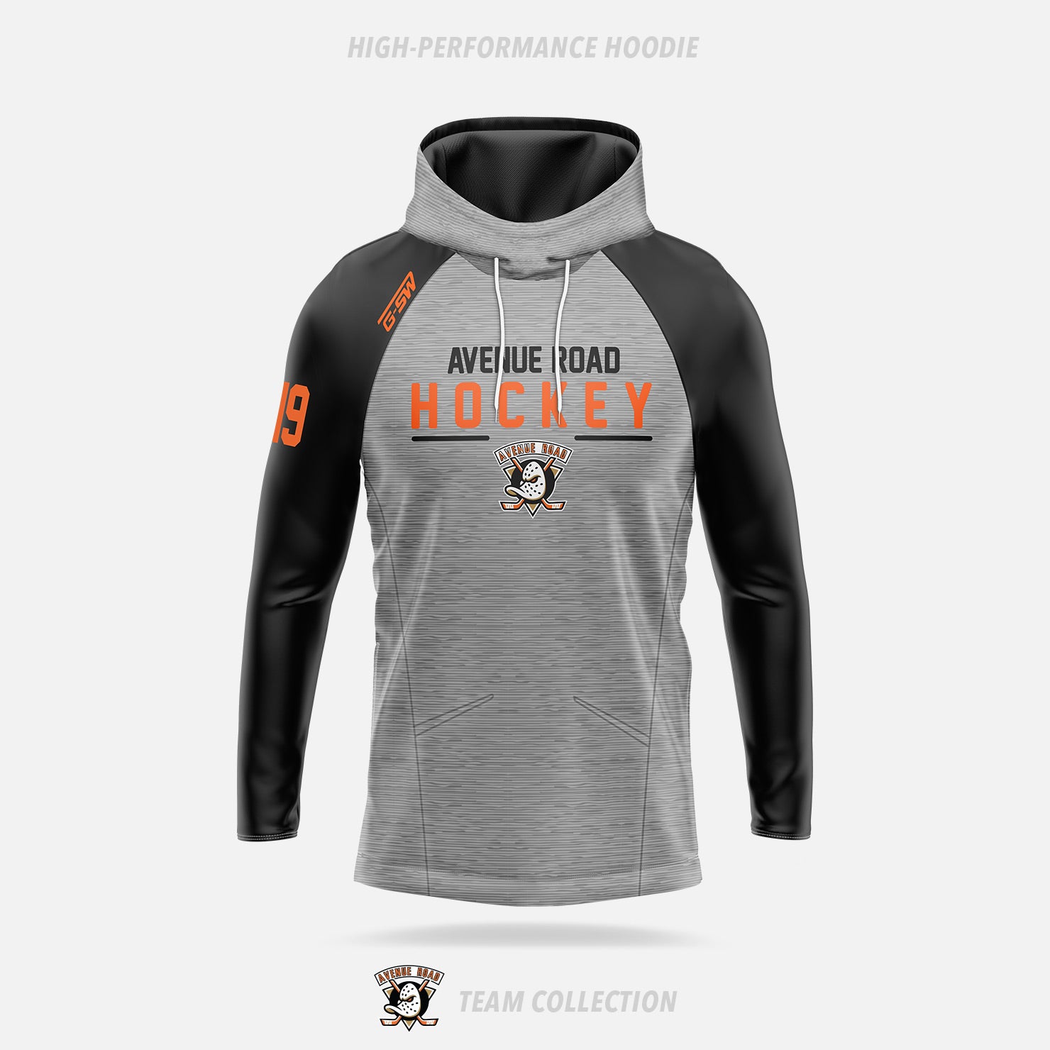 Avenue Road Ducks Hockey High-Performance Hoodie (Pullover) - Avenue Road Ducks Hockey Team Collection
