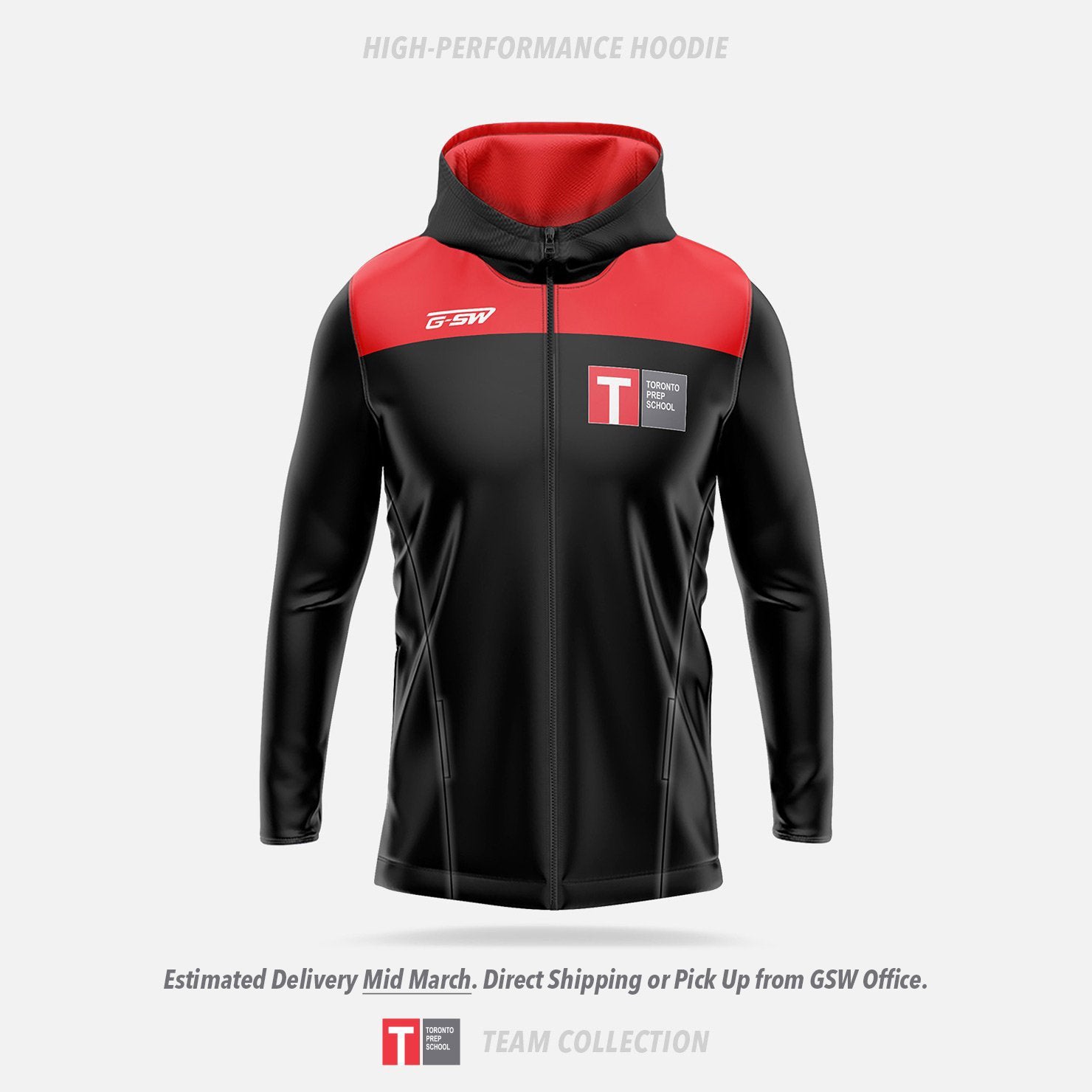 Toronto Prep School High-Performance Hoodie - Toronto Prep School Team Collection