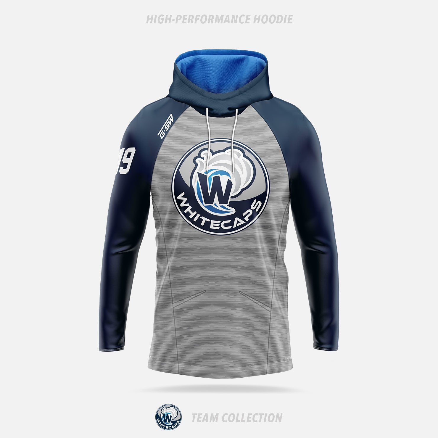 Whitecaps Hockey High-Performance Hoodie (Pullover) - Whitecaps Hockey Team Collection