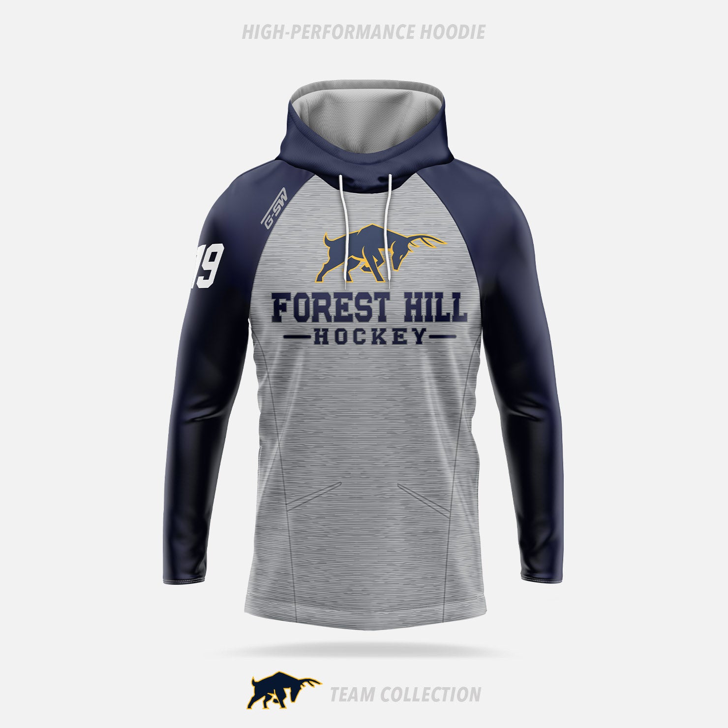 Forest Hill Hockey High-Performance Hoodie (Pullover)