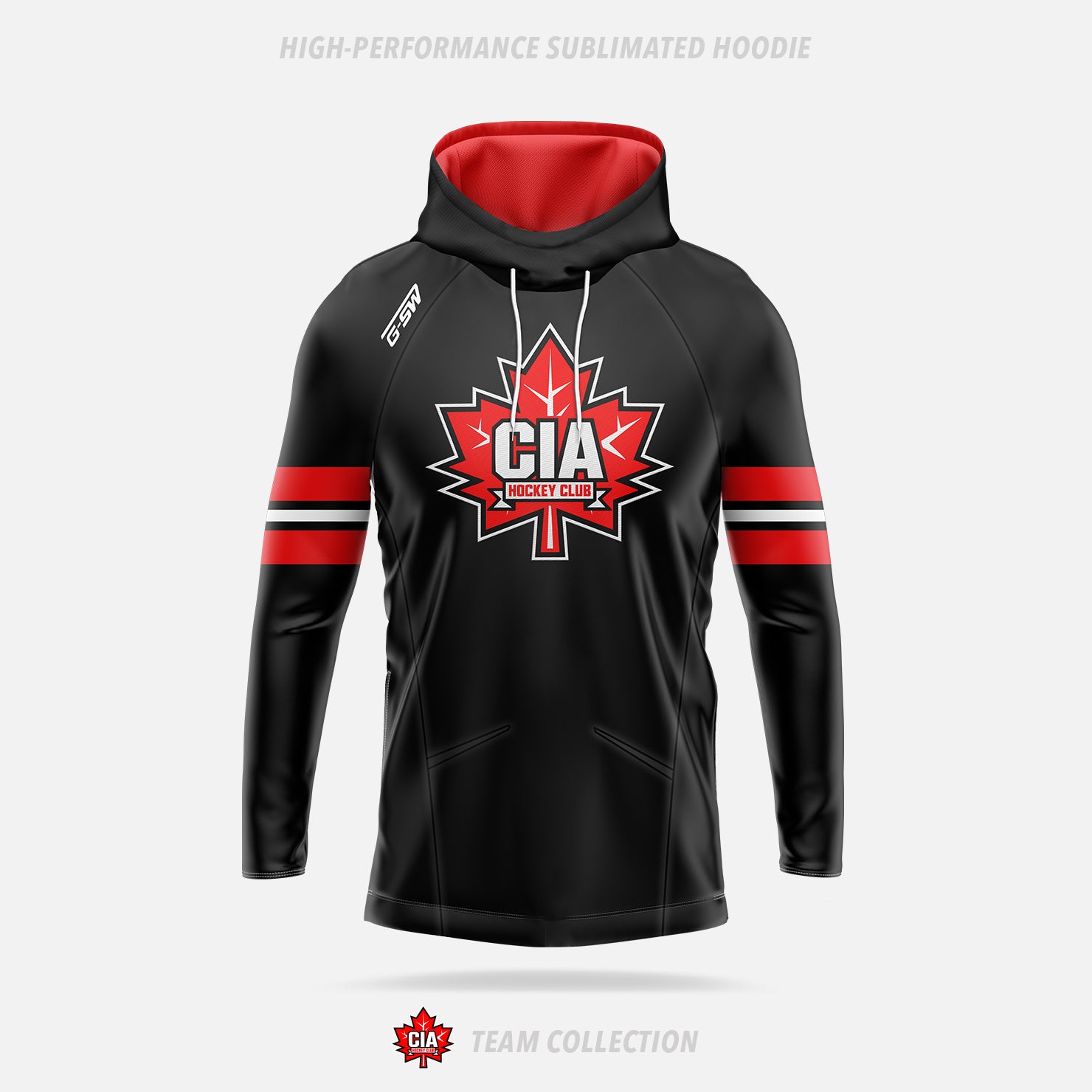 CIA Hockey High-Performance Sublimated Hoodie