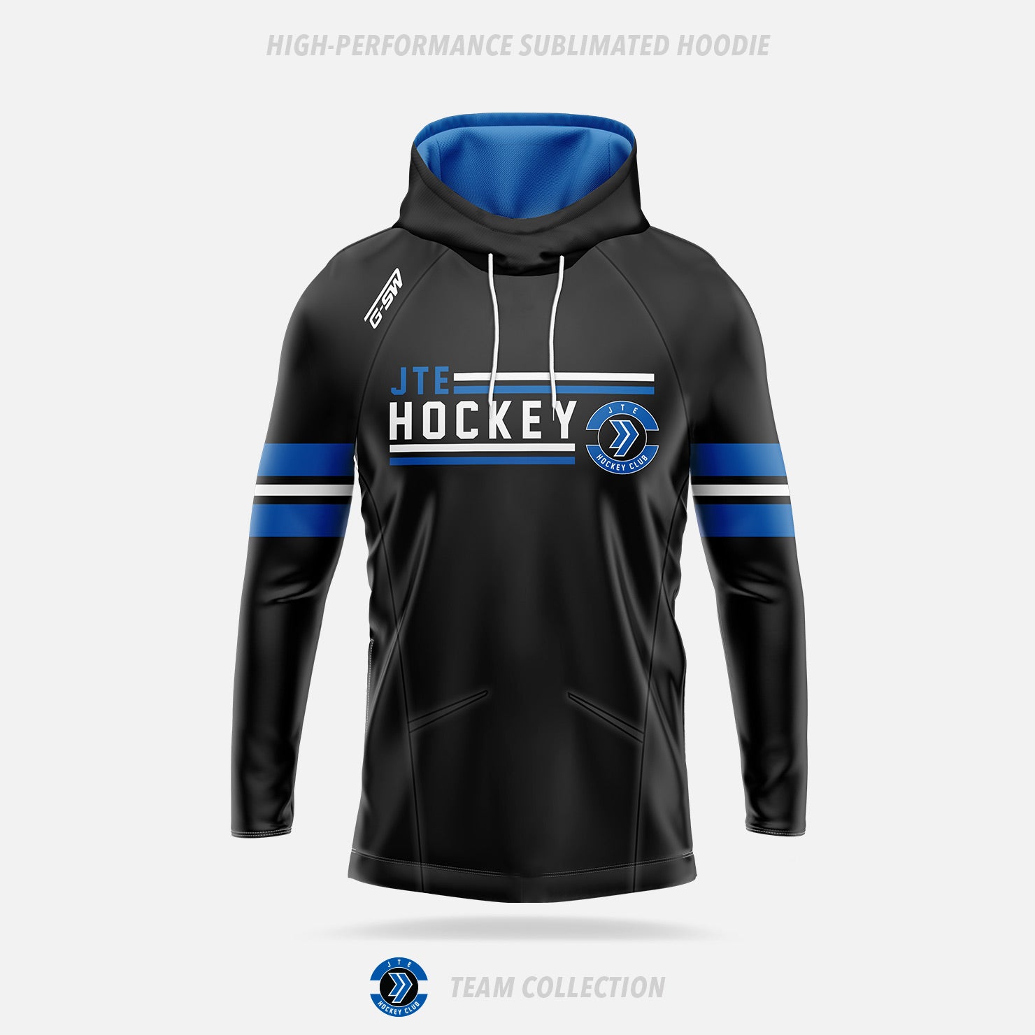 JTE Hockey Club High-Performance Sublimated Hoodie