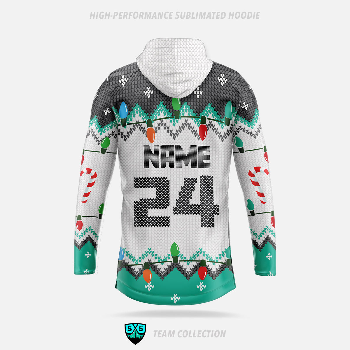 Southern Saints High-Performance Sublimated Christmas Sweater