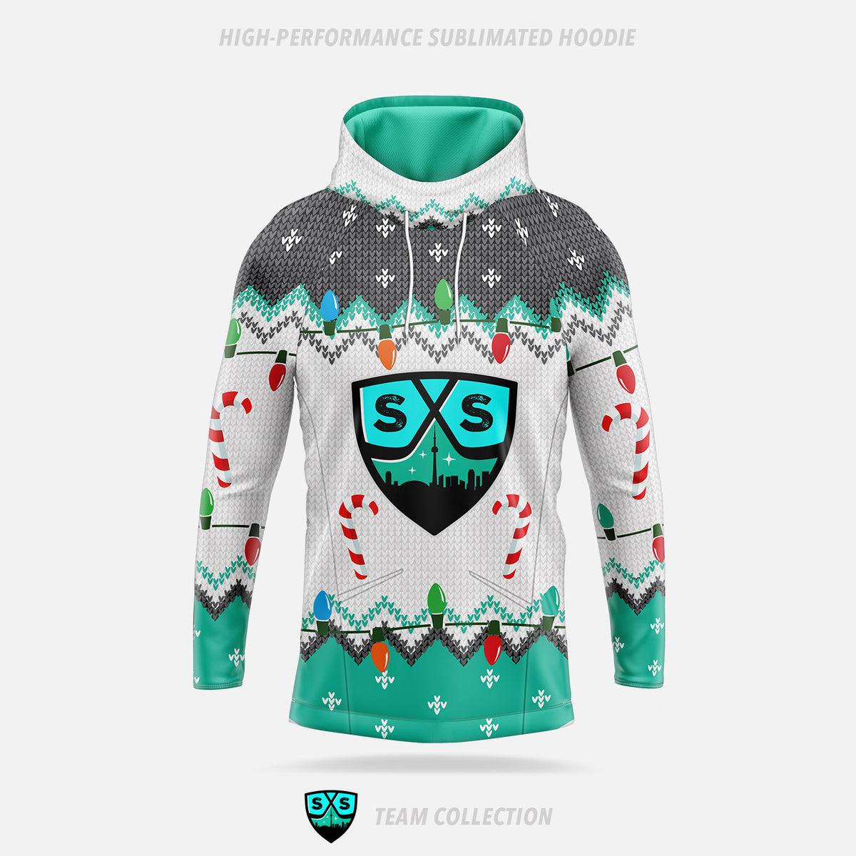 Southern Saints High-Performance Sublimated Christmas Sweater