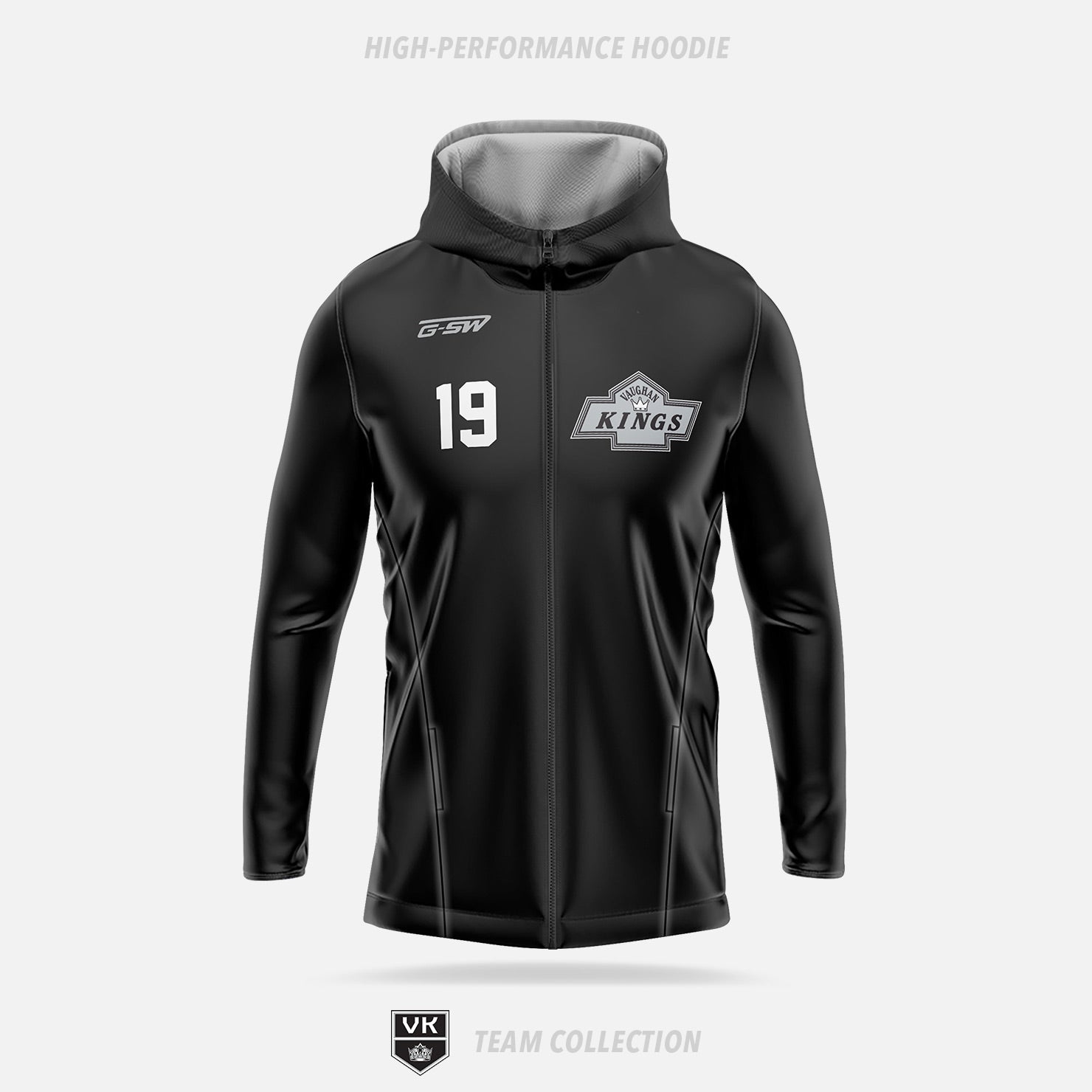 Vaughan Kings High-Performance Hoodie (Zip Up)