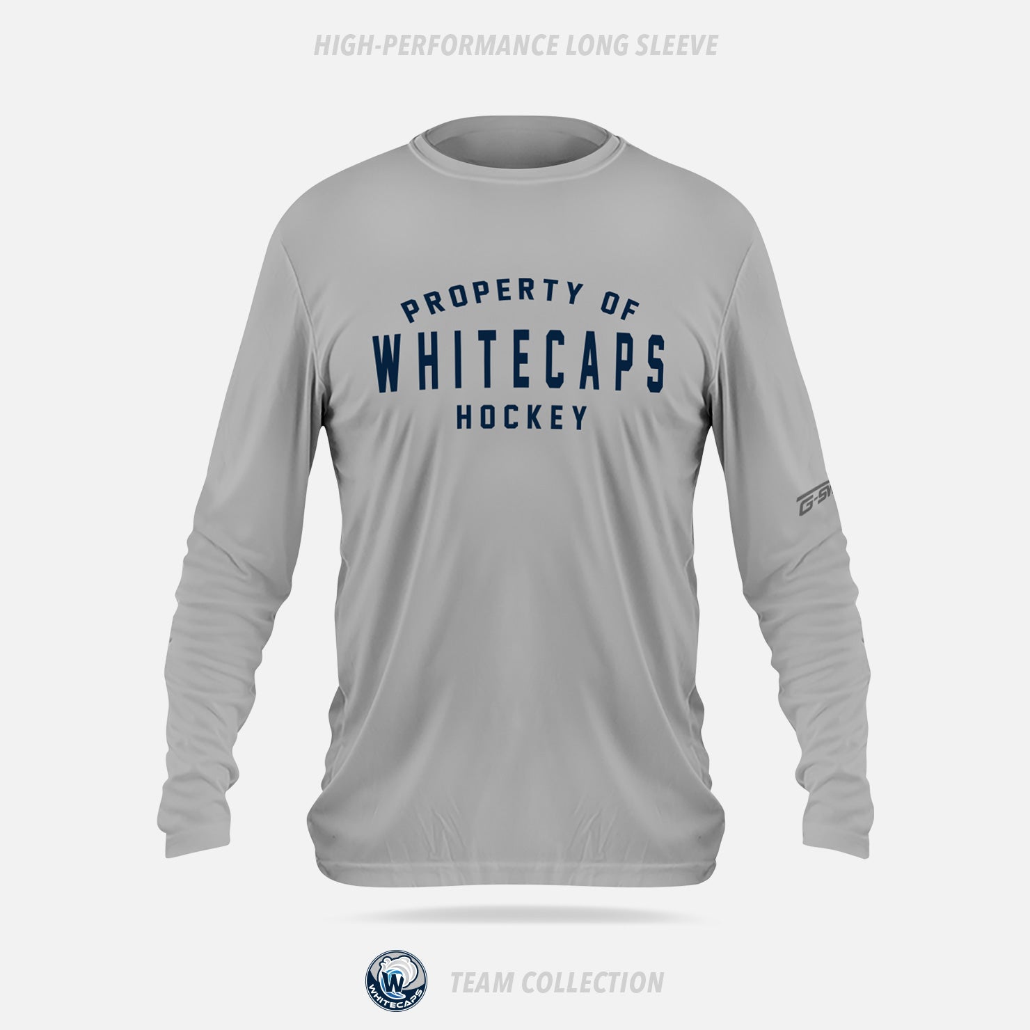 Whitecaps Hockey High-Performance Long Sleeve - Whitecaps Hockey Team Collection