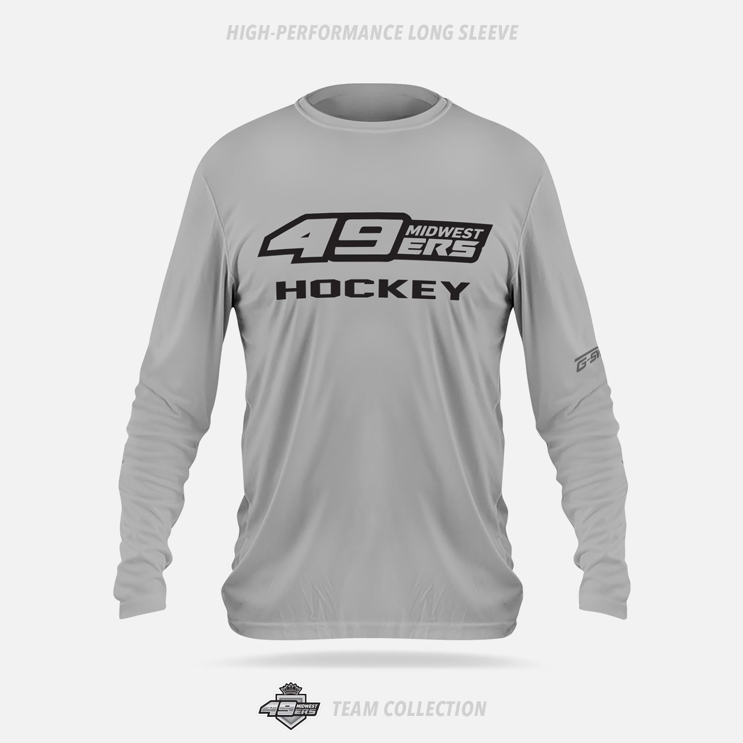 49ers Midwest Hockey High-Performance Long Sleeve - 49ers Midwest Hockey Team Collection