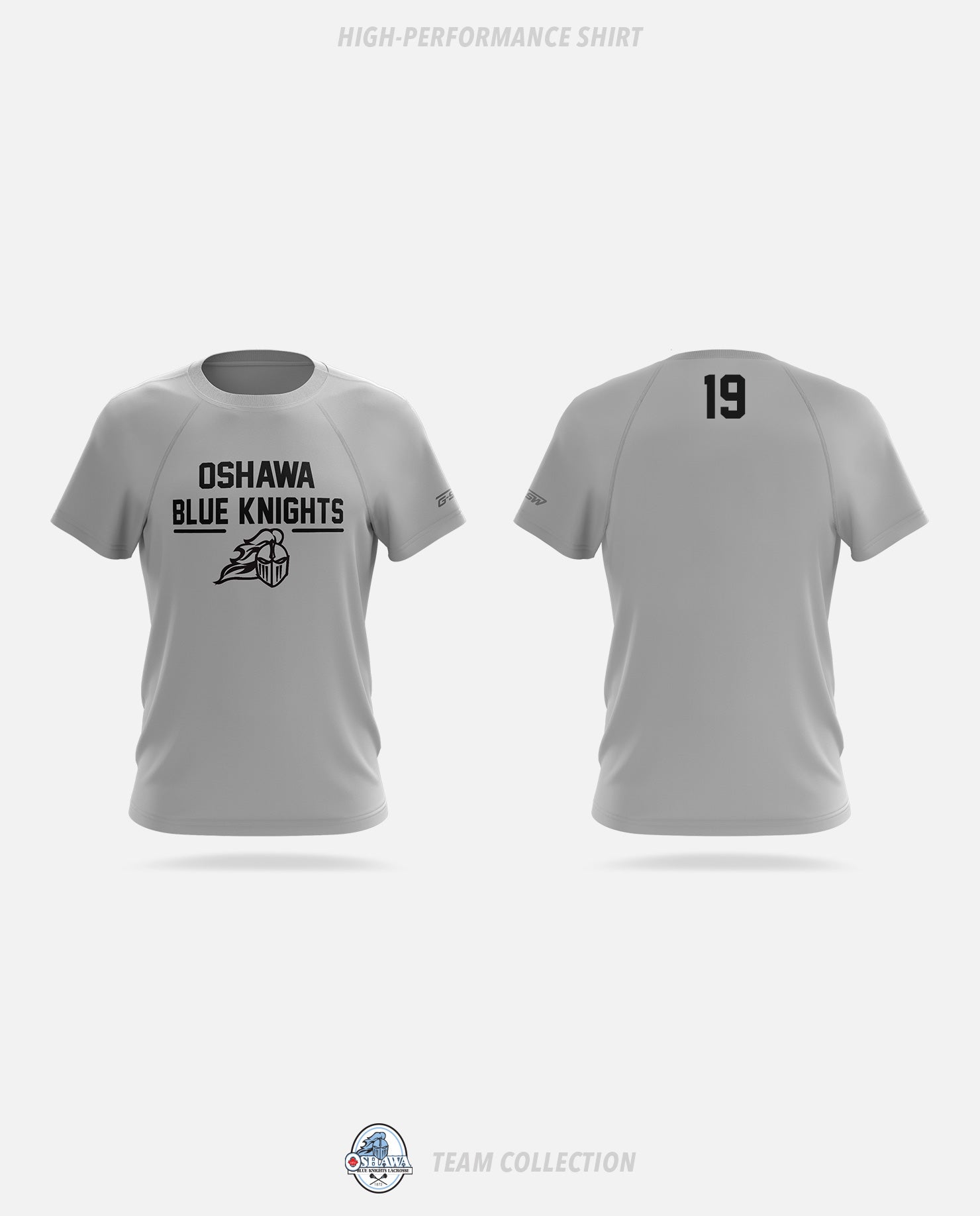 Oshawa Blue Knights High-Performance Shirt - Oshawa Blue Knights Team Collection