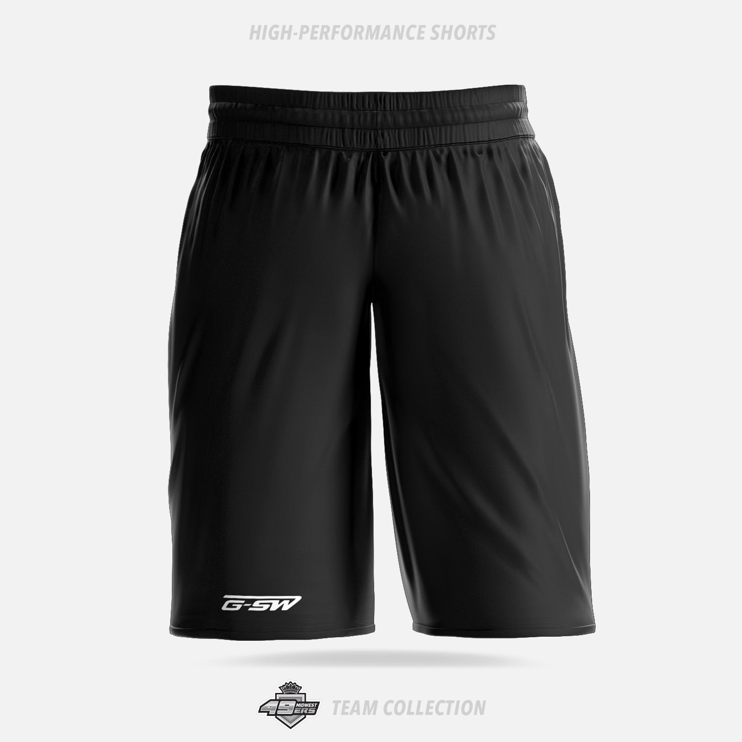 49ers Midwest Hockey High-Performance Shorts - 49ers Midwest Hockey Team Collection