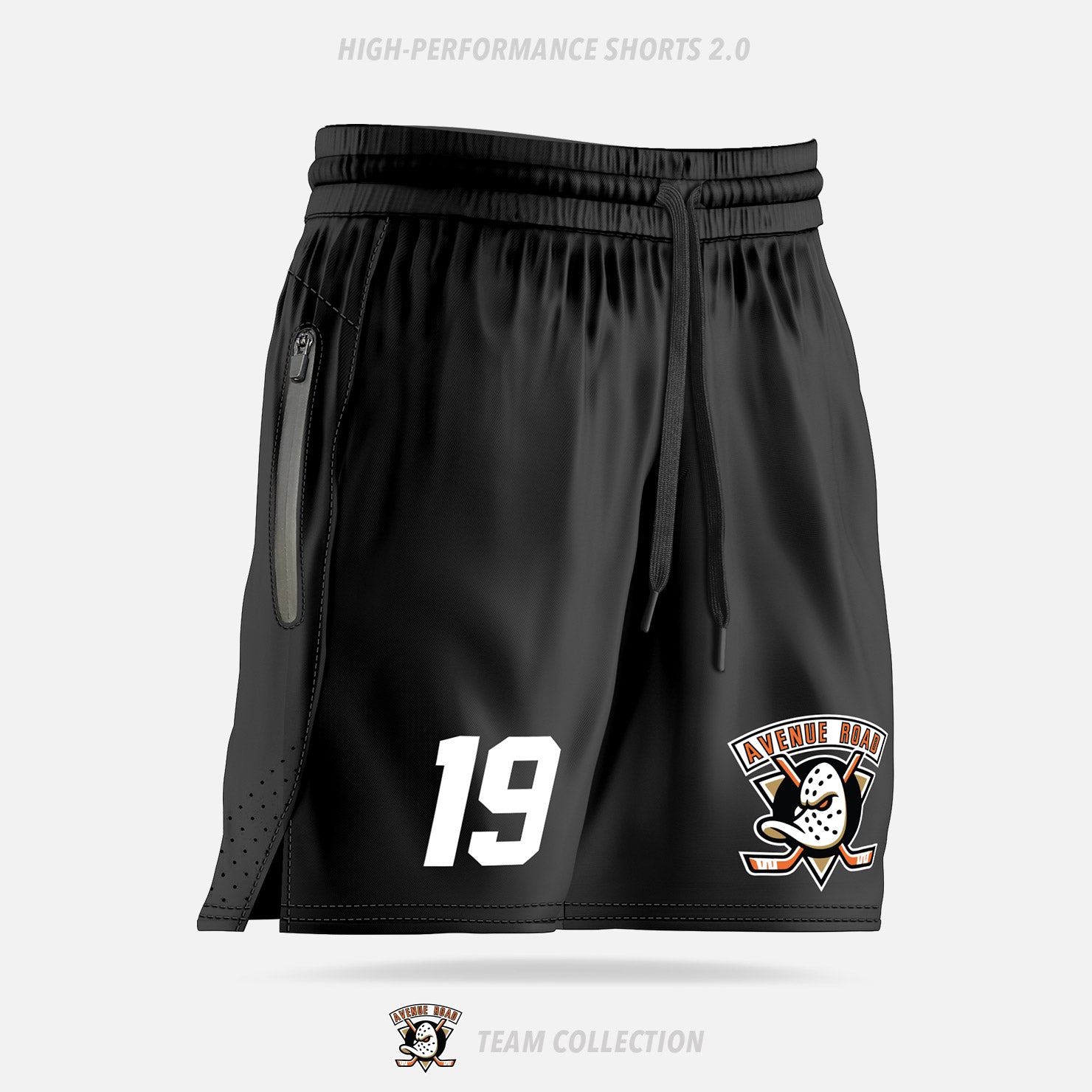 Avenue Road Ducks High Performance Shorts 2.0 - Avenue Road Ducks Team Collection