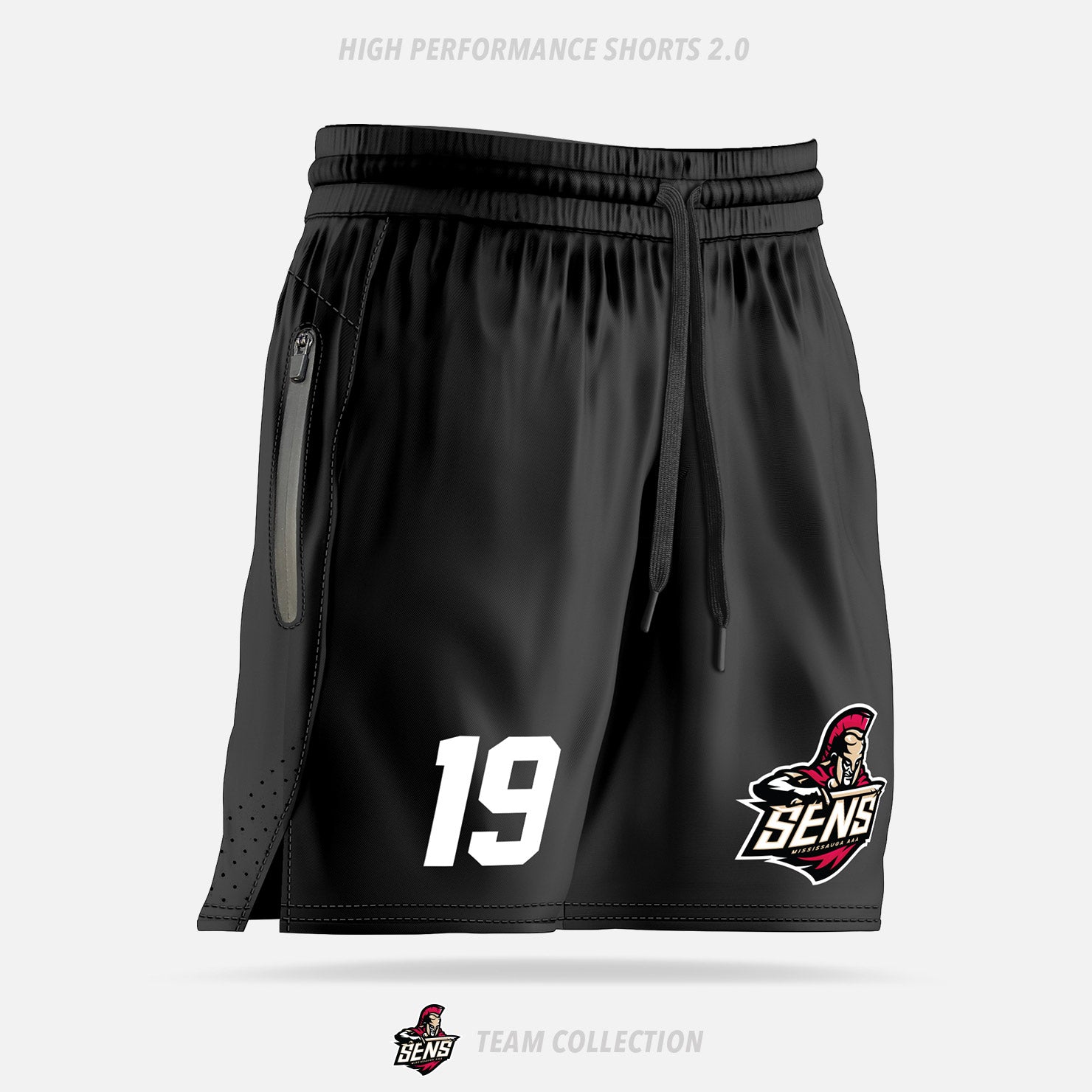 Mississauga Senators High-Performance Shorts 2.0 - Mississauga Senators Team Collection