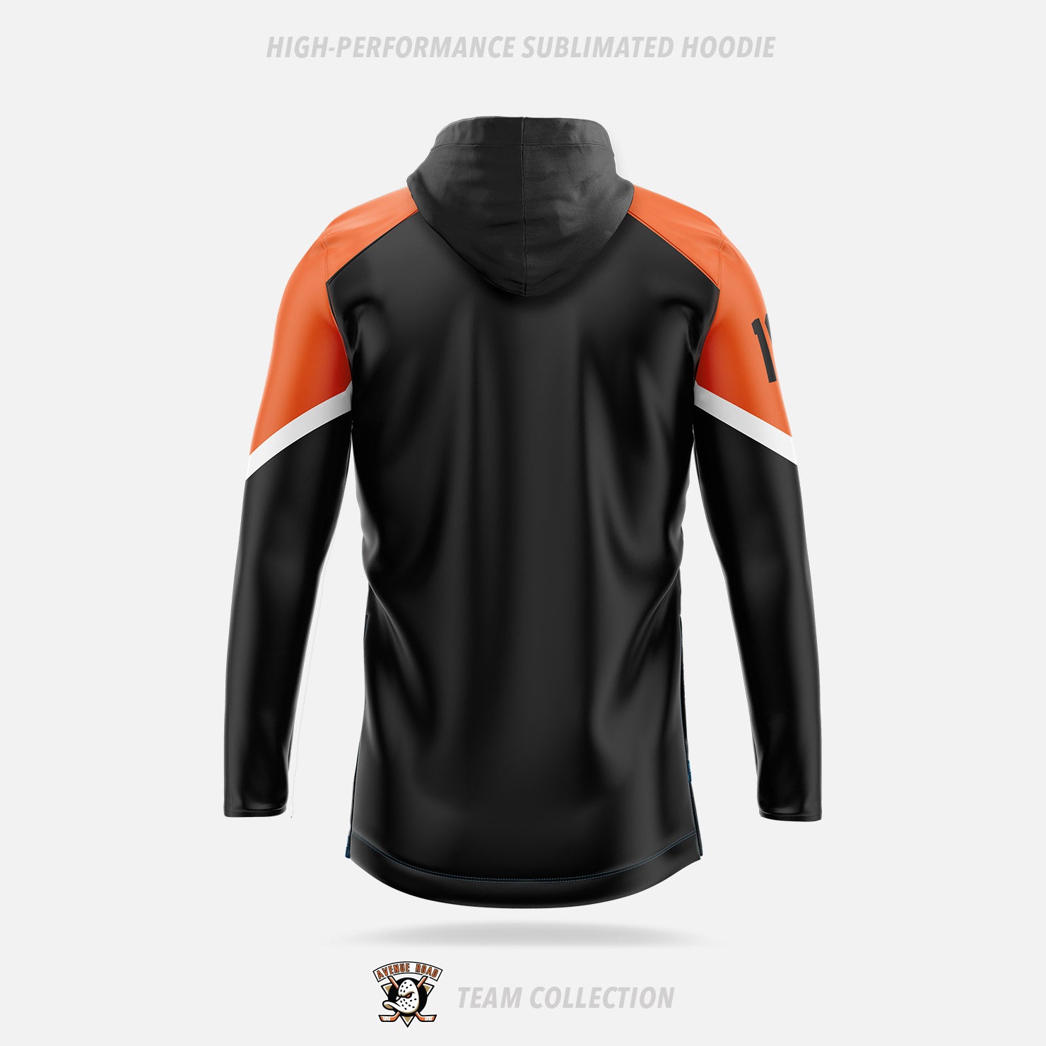 Avenue Road Ducks Hockey High-Performance Sublimated Hoodie - Avenue Road Ducks Hockey Team Collection