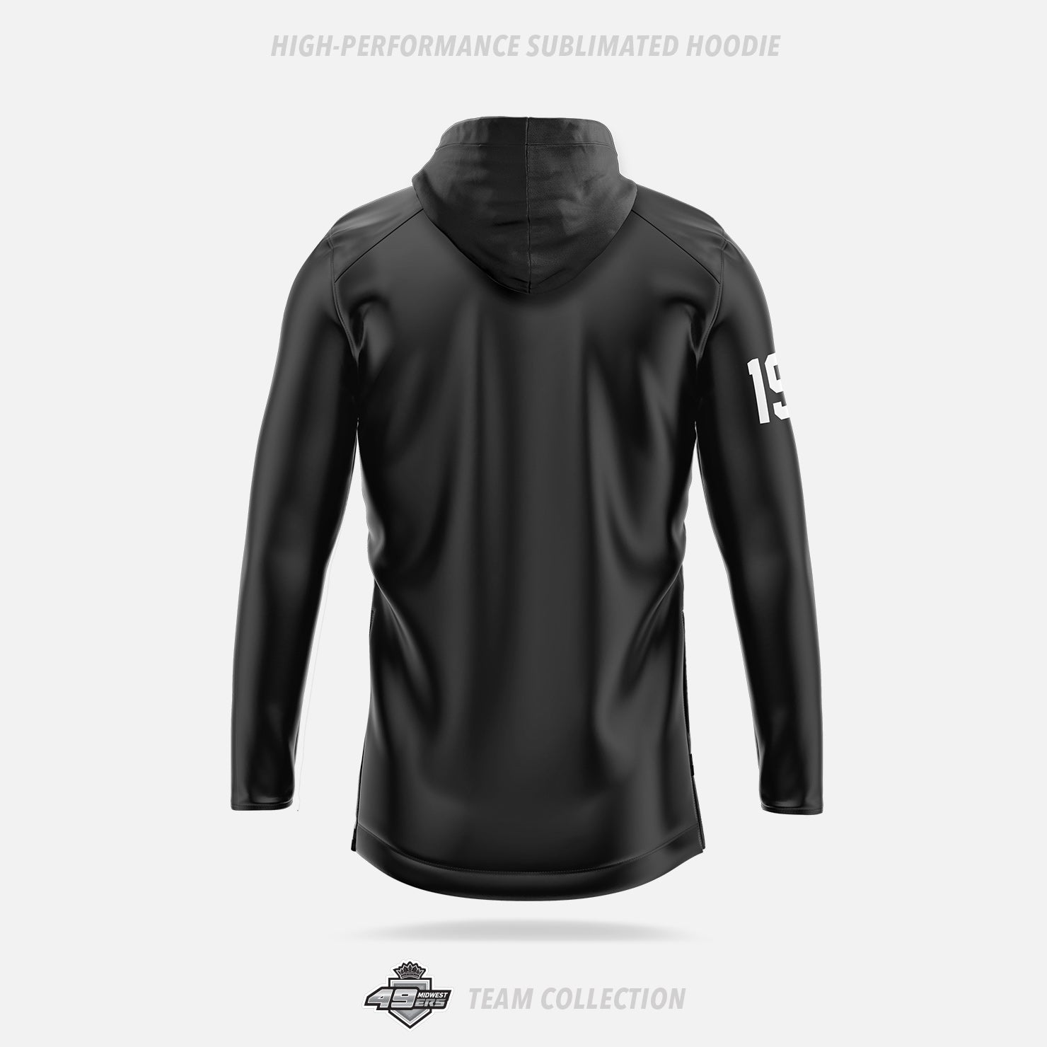 49ers Midwest Hockey High-Performance Sublimated Hoodie - 49ers Midwest Hockey Team Collection
