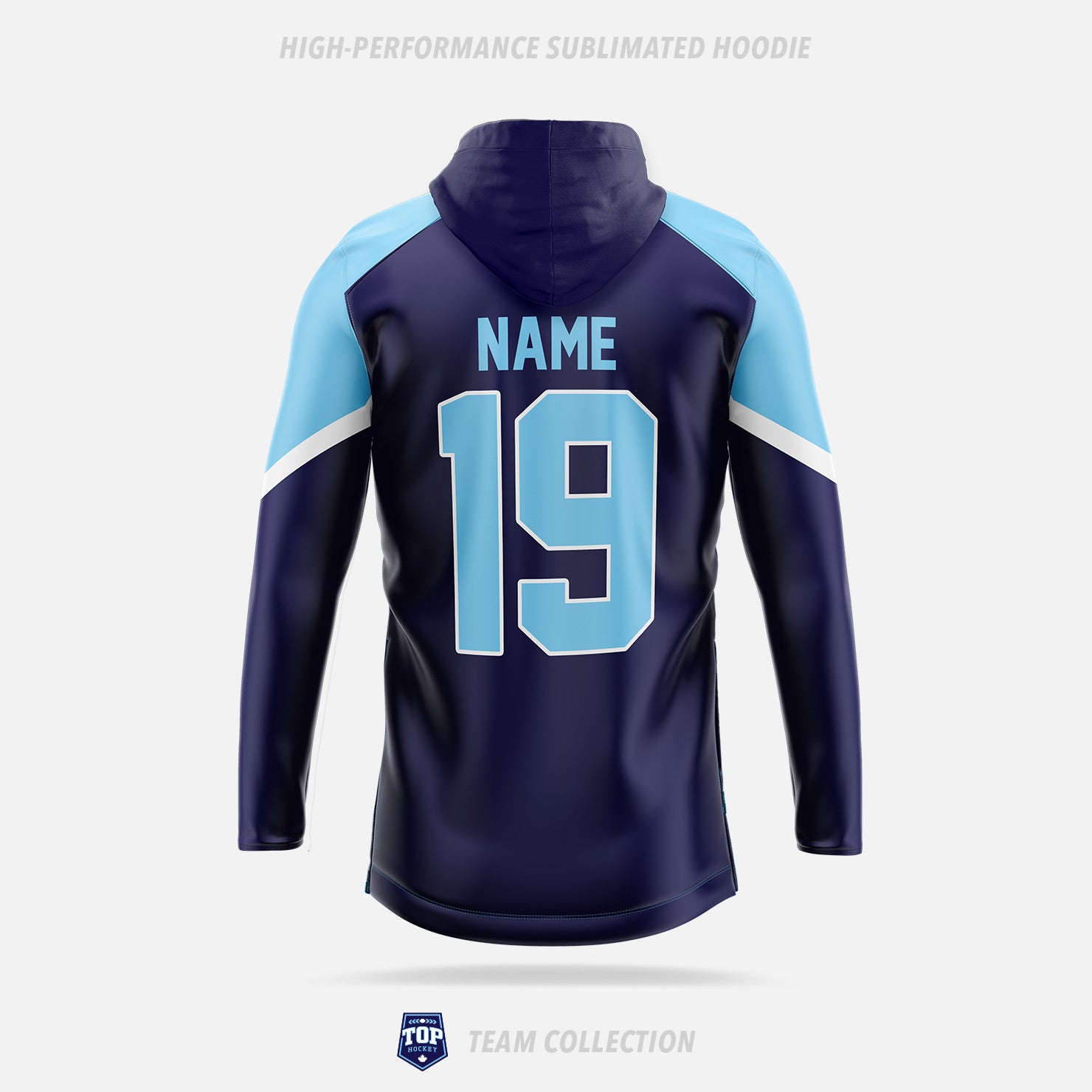 TOP Hockey High-Performance Sublimated Hoodie - TOP Hockey Team Collection
