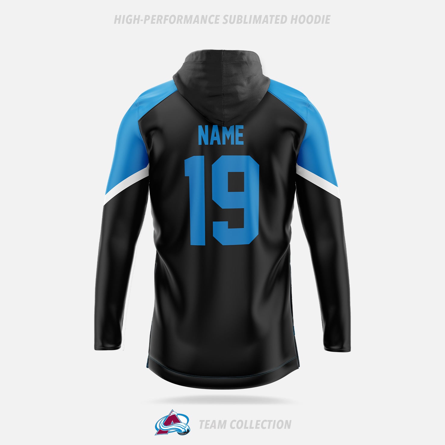 Avalanche Minor Sports High-Performance Sublimated Hoodie - Avalanche Minor Sports Team Collection