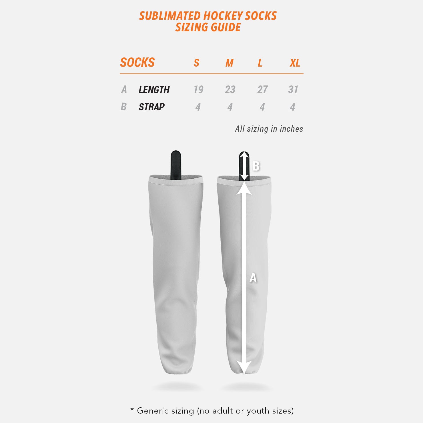 NS Stars Sublimated Hockey Socks (White)