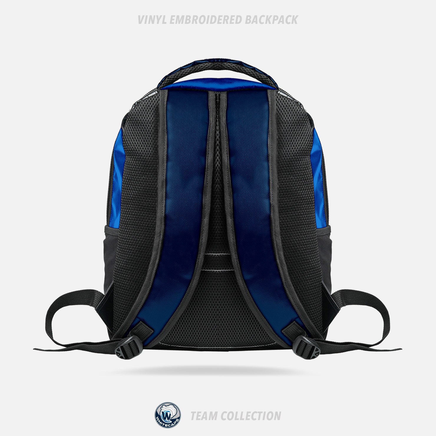 Whitecaps Hockey Vinyl Embroidered Backpack
