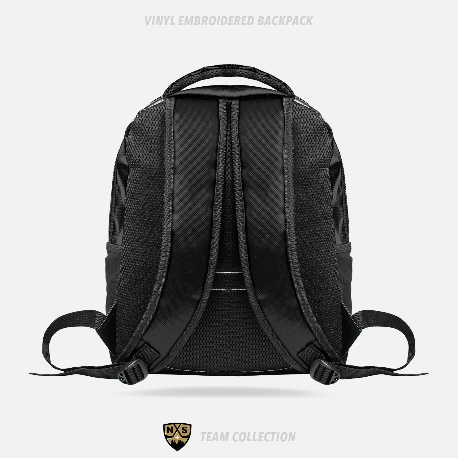 Northern Saints Vinyl Embroidered Backpack