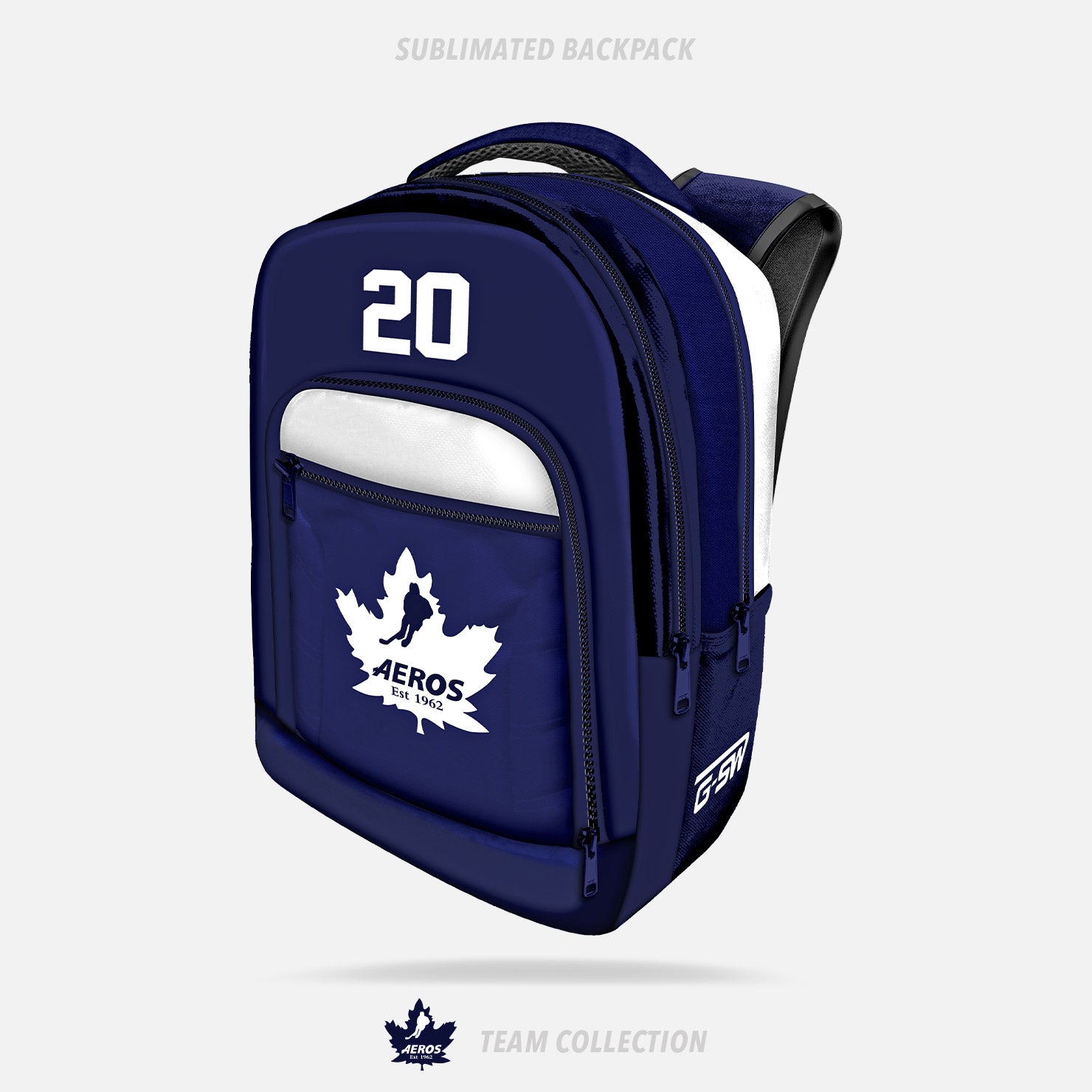Toronto Aeros Sublimated Backpack - Toronto Aeros Team Collection