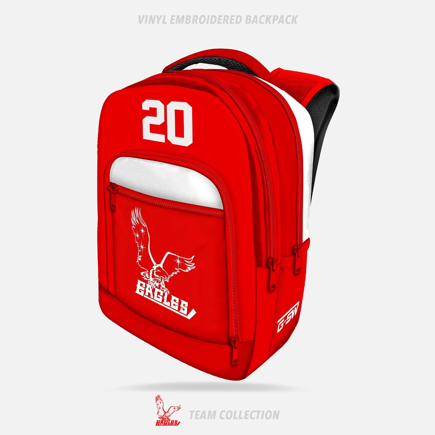 Toronto Eagles Vinyl Embroidered Backpack
