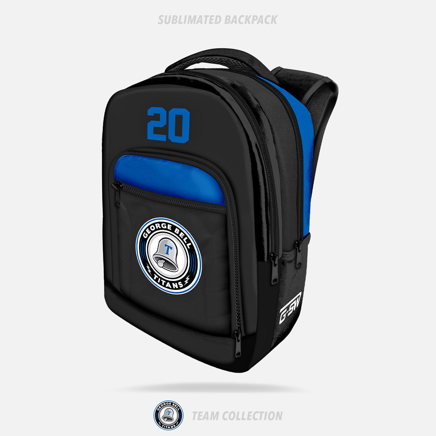 George Bell Titans Sublimated Backpack - George Bell Titans Team Collection