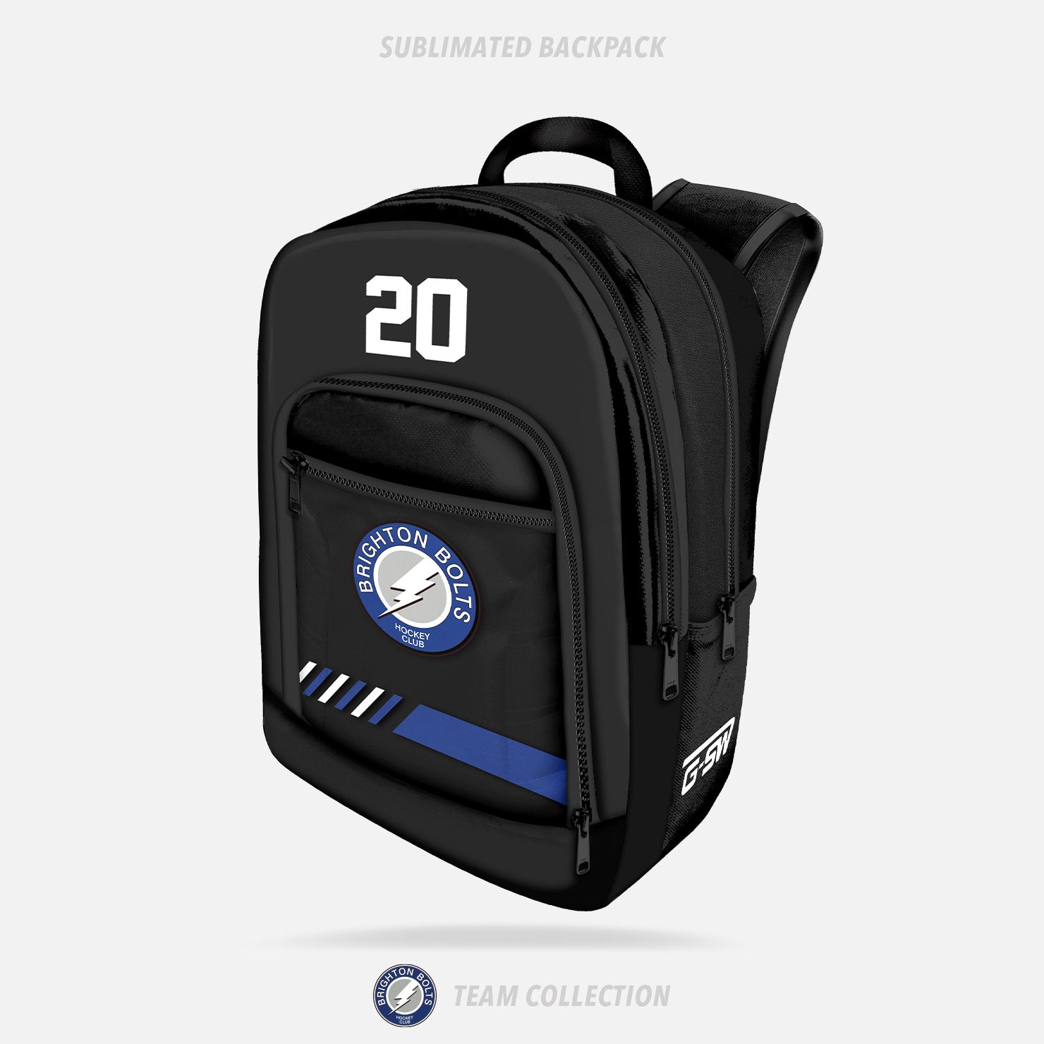Brighton Bolts Sublimated Backpack - Brighton Bolts Team Collection