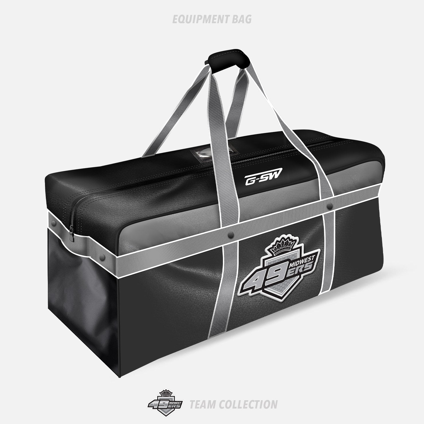 49ers Midwest Hockey Equipment Bag - 49ers Midwest Hockey Team Collection