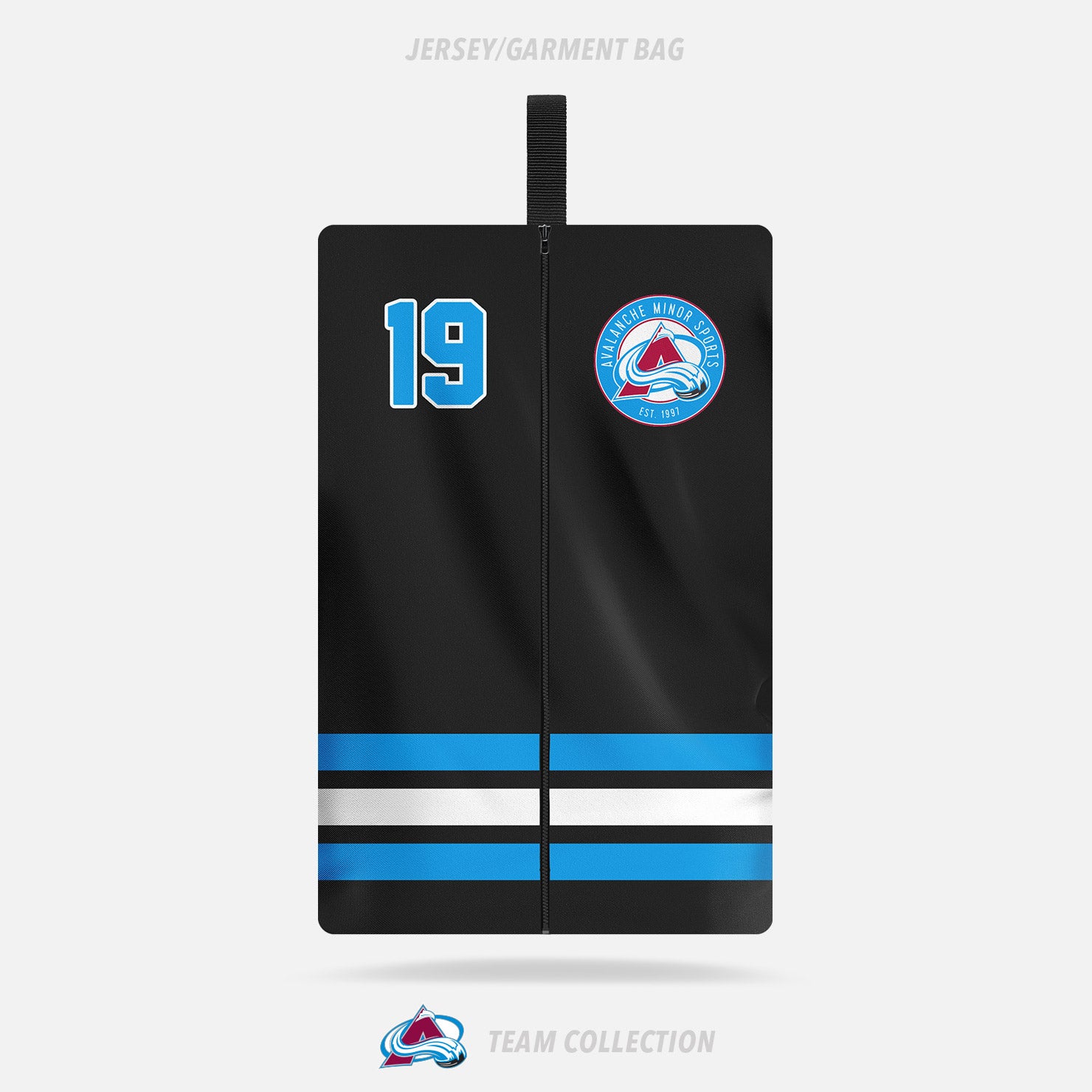 Avalanche Minor Sports Jersey/Garment Bag - Avalanche Minor Sports Team Collection
