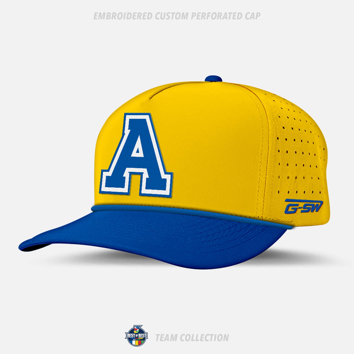 Best of Best Embroidered Custom Perforated Cap - Best of Best Team Collection