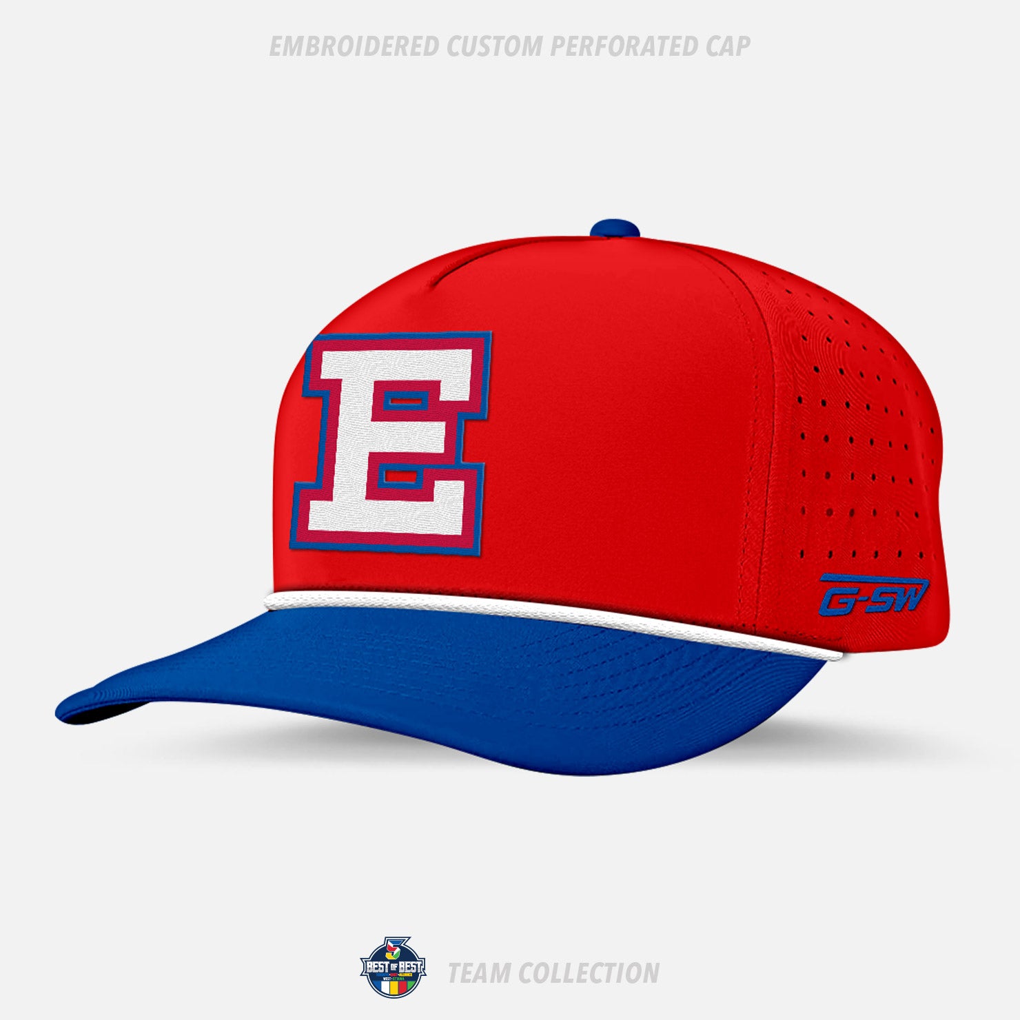 Best of Best Embroidered Custom Perforated Cap (East)