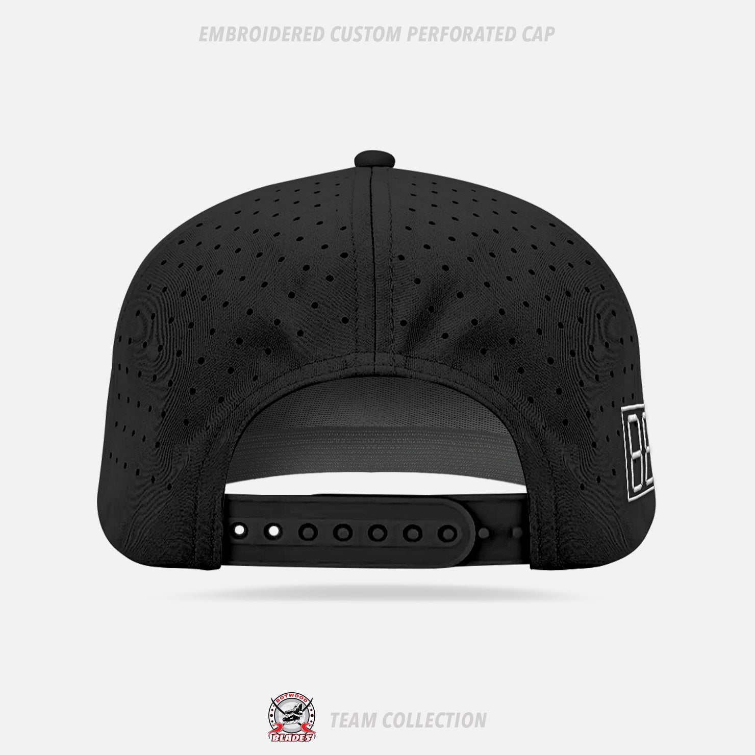 Botwood Blades Embroidered Custom Perforated Cap - Botwood Blades Team Collection