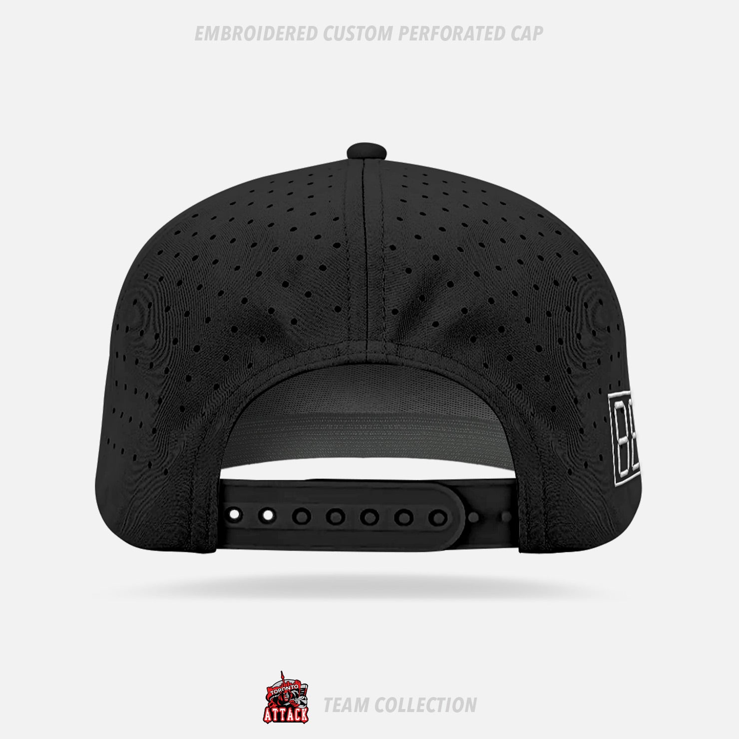 Toronto Attack Embroidered Custom Perforated Cap - Toronto Attack Team Collection