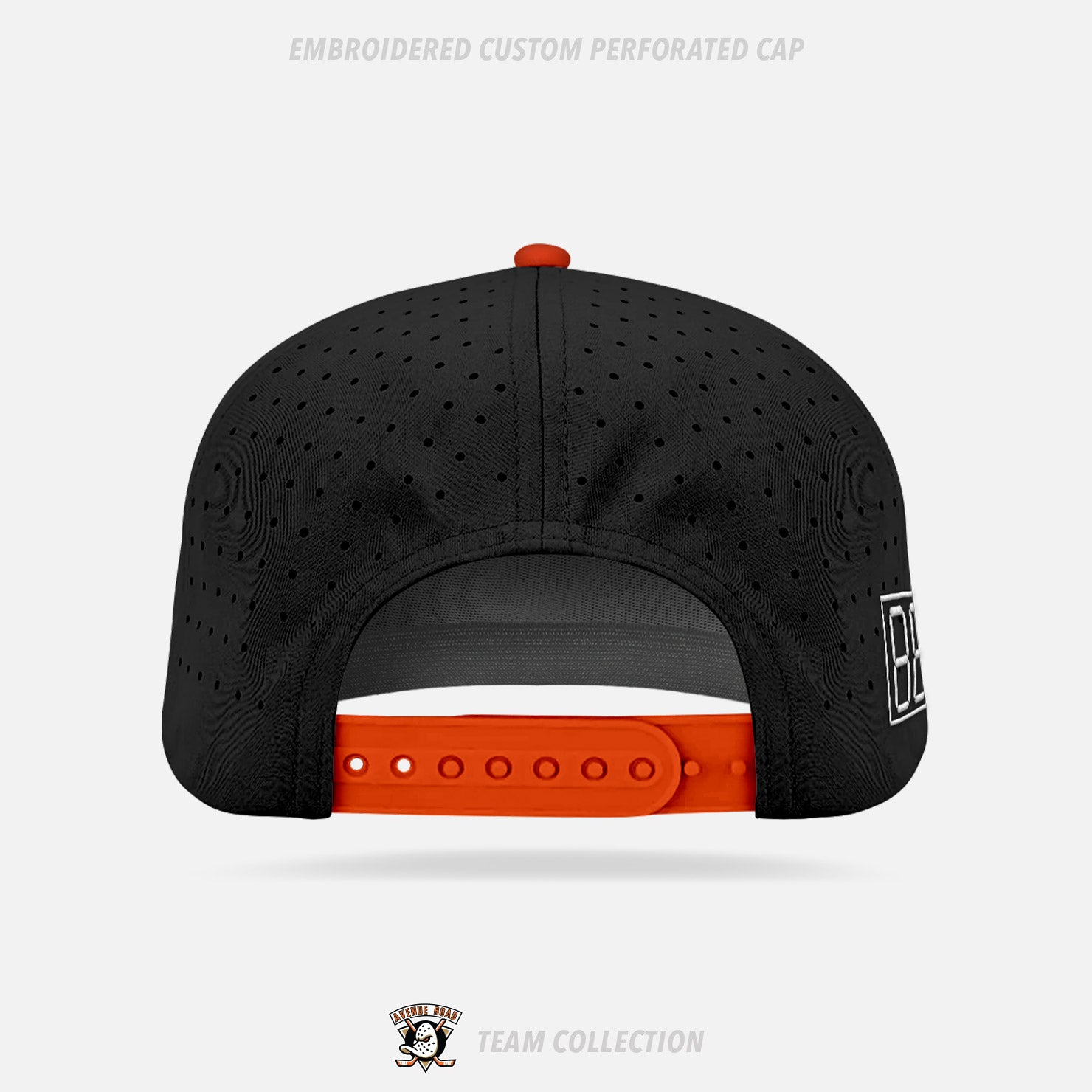Avenue Road Ducks Hockey Embroidered Custom Perforated Cap