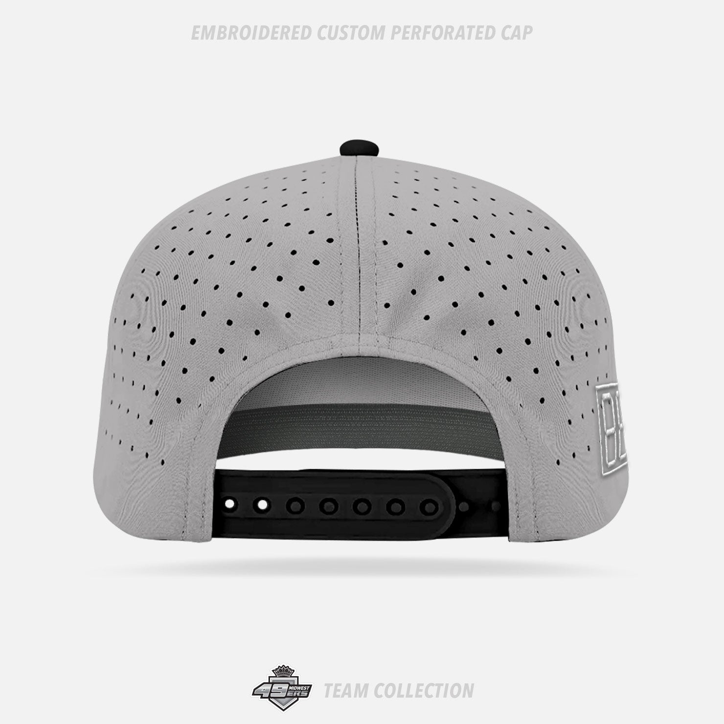 Midwest 49ers Hockey Embroidered Custom Perforated Cap