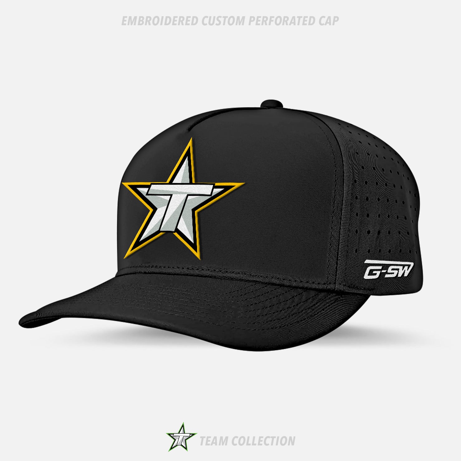 Toronto Stars (Gold) Embroidered Perforated Cap - Toronto Stars Team Collection