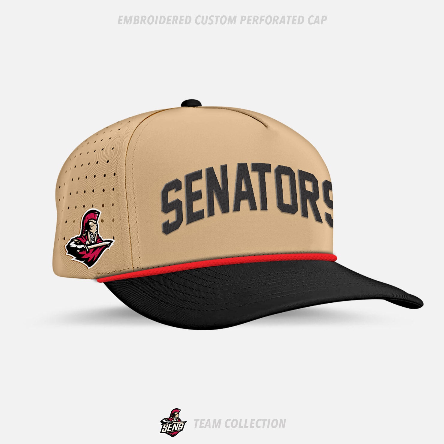 Mississauga Senators Embroidered Custom Perforated Cap