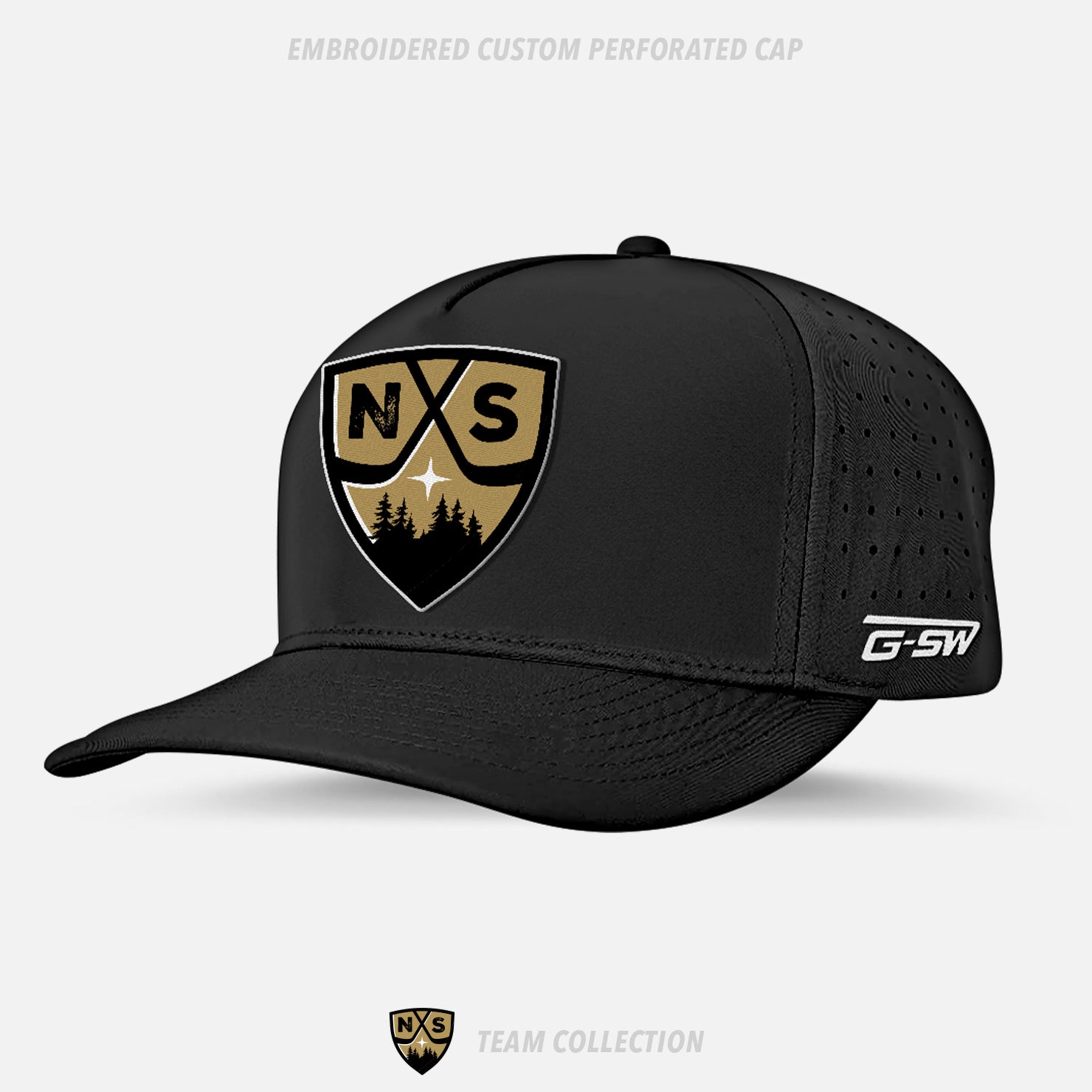 Northern Saints Embroidered Custom Perforated Cap - Northern Saints Team Collection