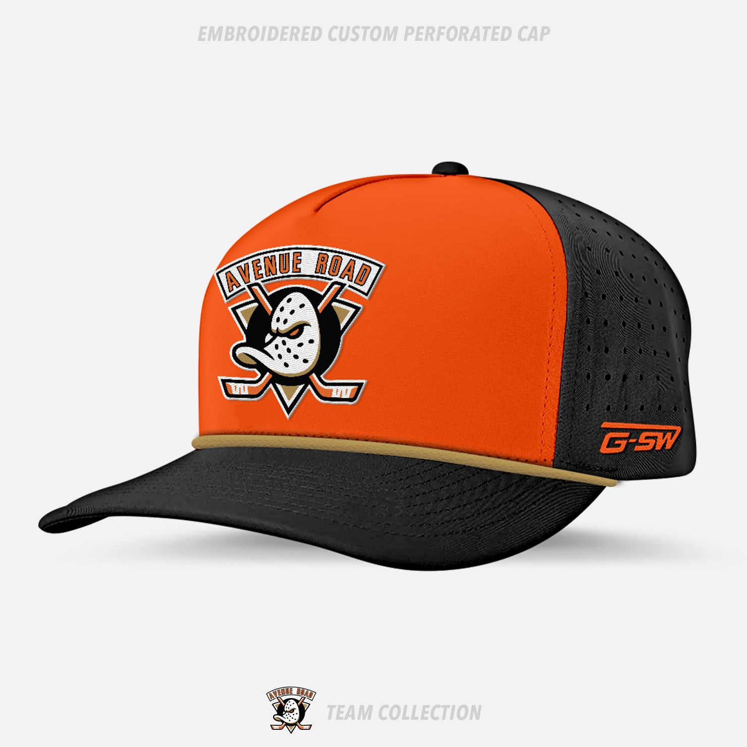 Avenue Road Ducks Embroidered Perforated Cap - Avenue Road Ducks Team Collection