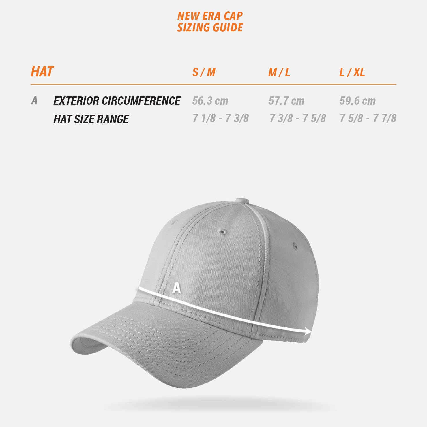 New Era Cap Sizing Guide