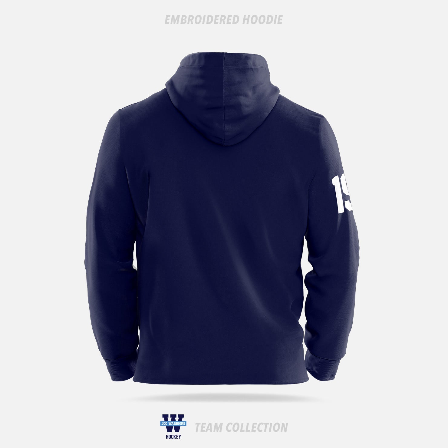 JCC Warriors Embroidered Hoodie - JCC Warriors Team Collection