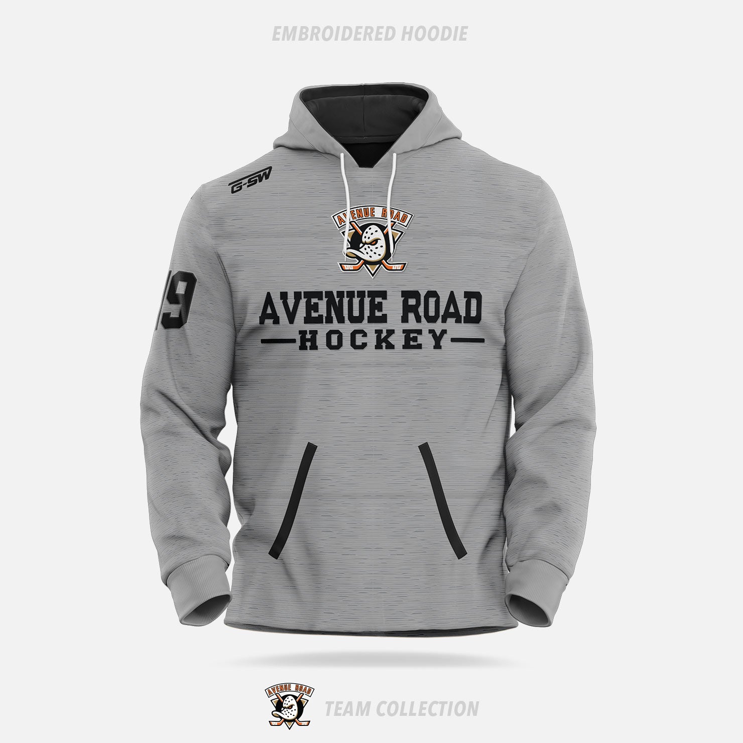 Avenue Road Ducks Hockey Embroidered Hoodie