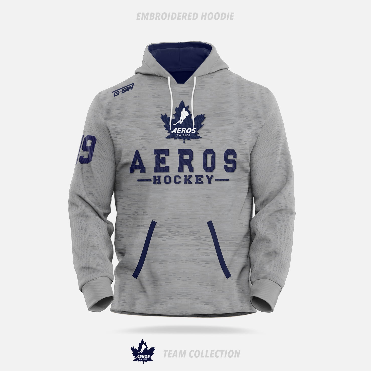 Toronto Aeros Embroidered Hoodie