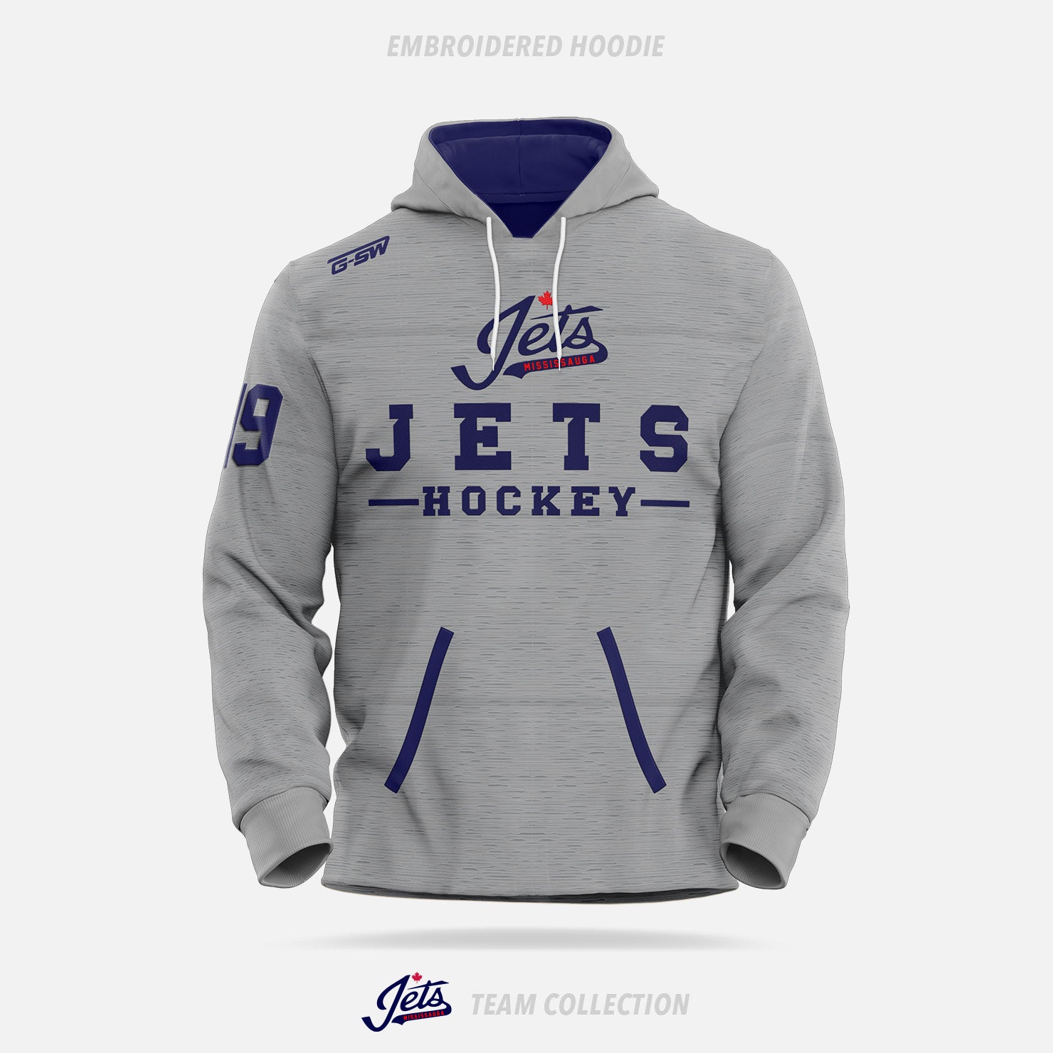 Mississauga Jets Embroidered Hoodie