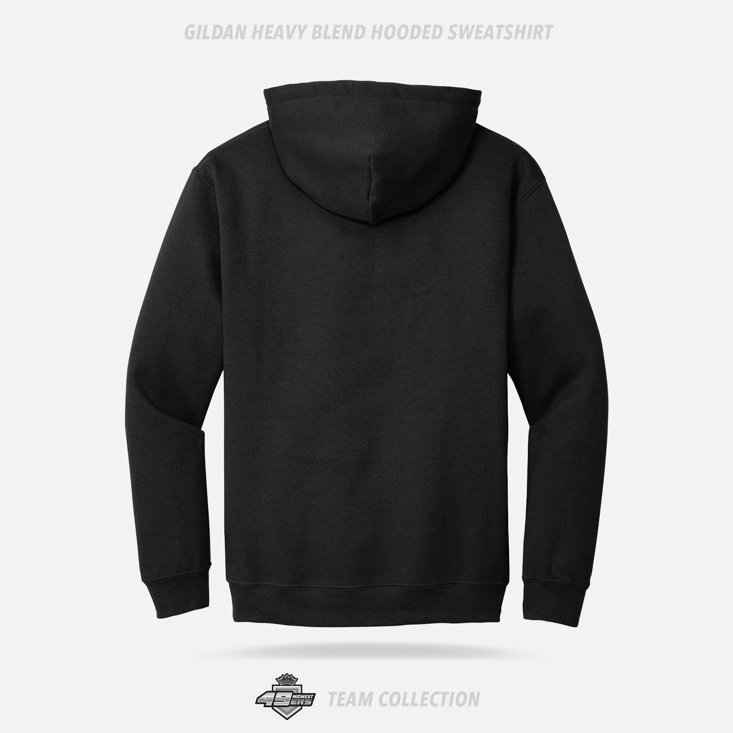 49ers Midwest Hockey Gildan Heavy Blended Hooded Sweatshirt - 49ers Midwest Hockey Team Collection