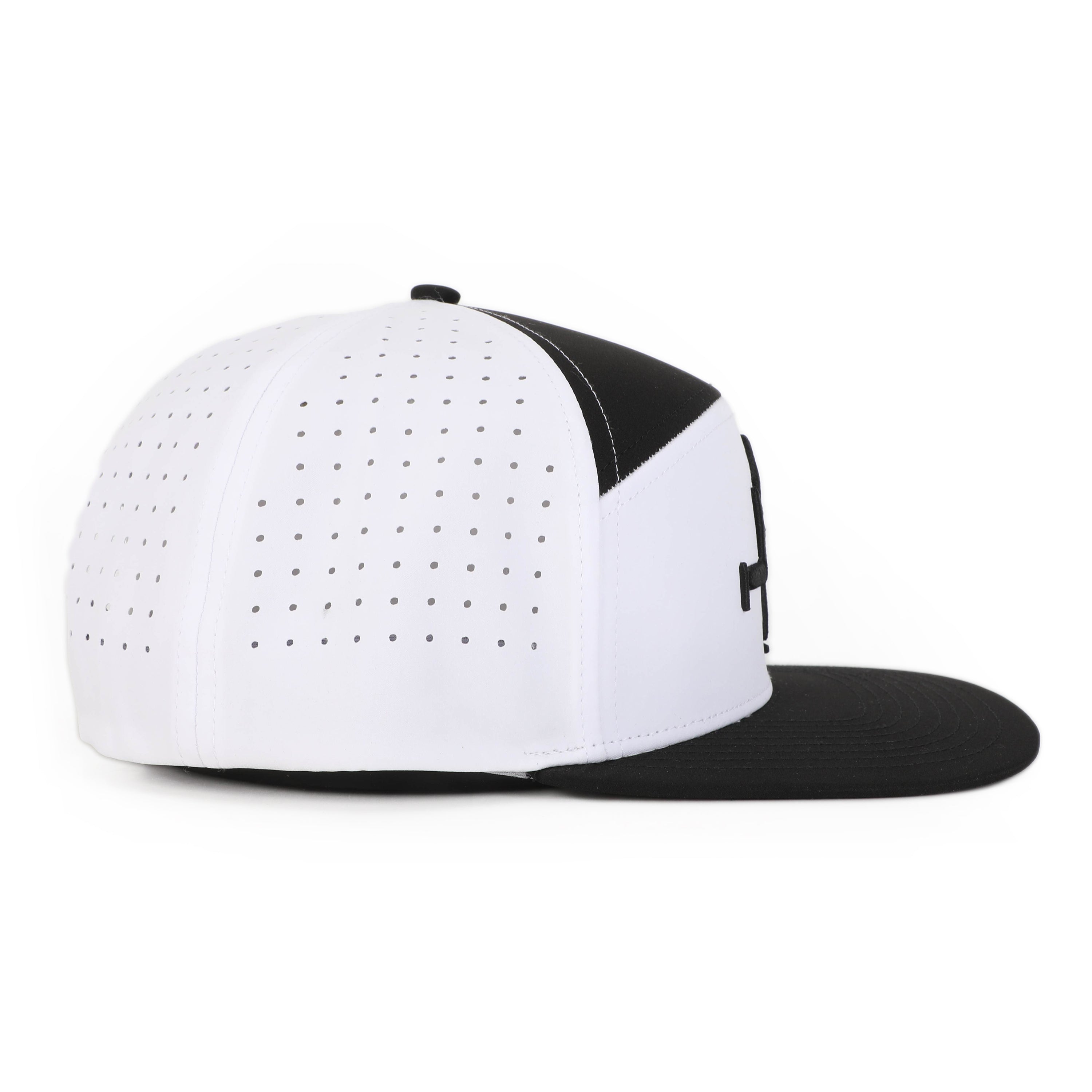 6ix Panel Embroidered Perforated Cap - GSW Caps Collection