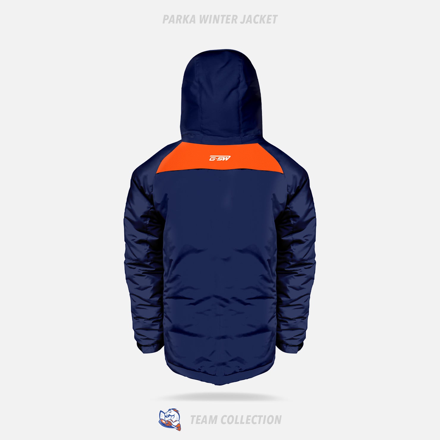 Victoria Village Mustangs Parka Winter Jacket - Victoria Village Mustangs Team Collection
